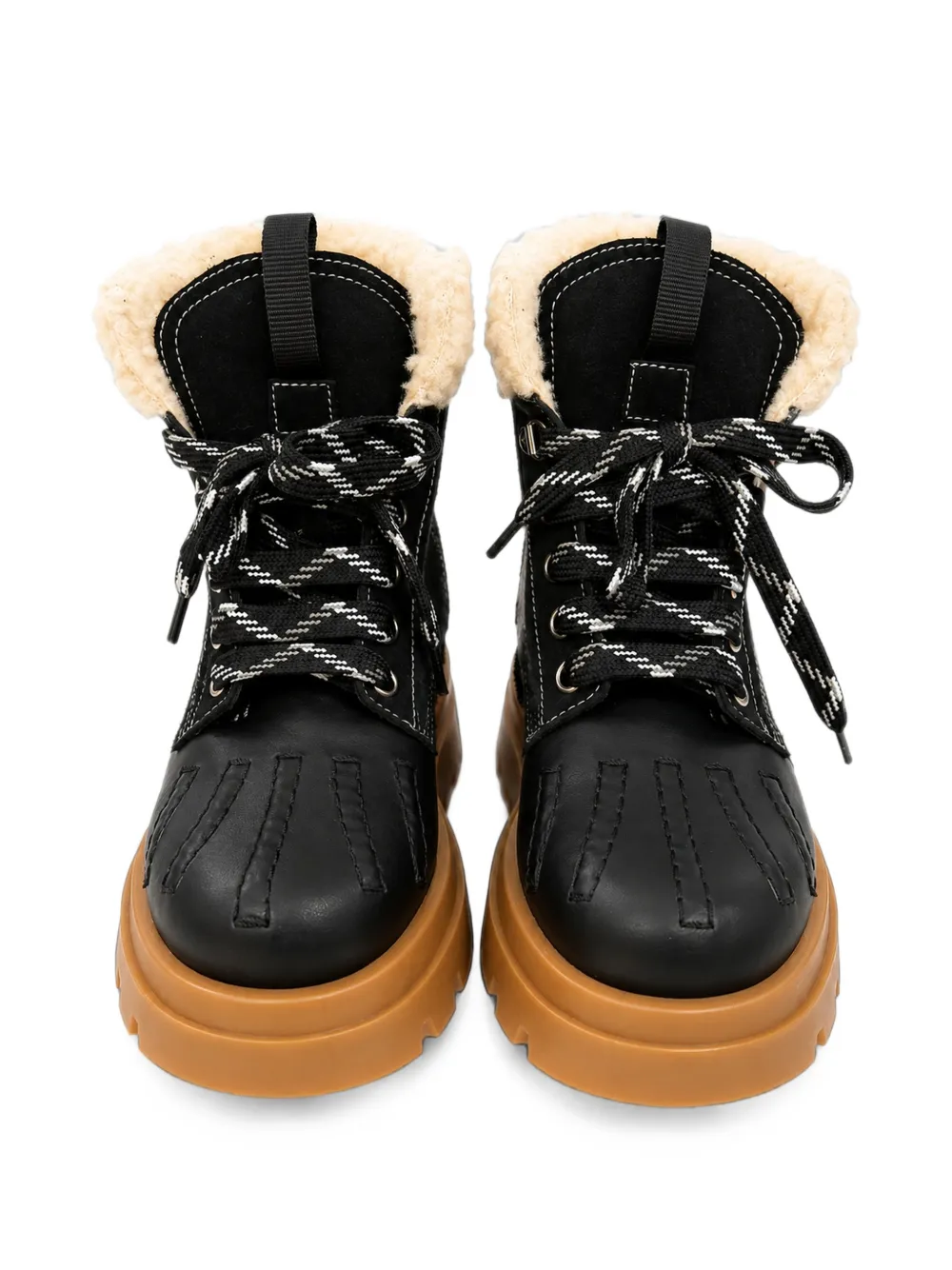 DSQUARED2 KIDS lace-up boots Zwart