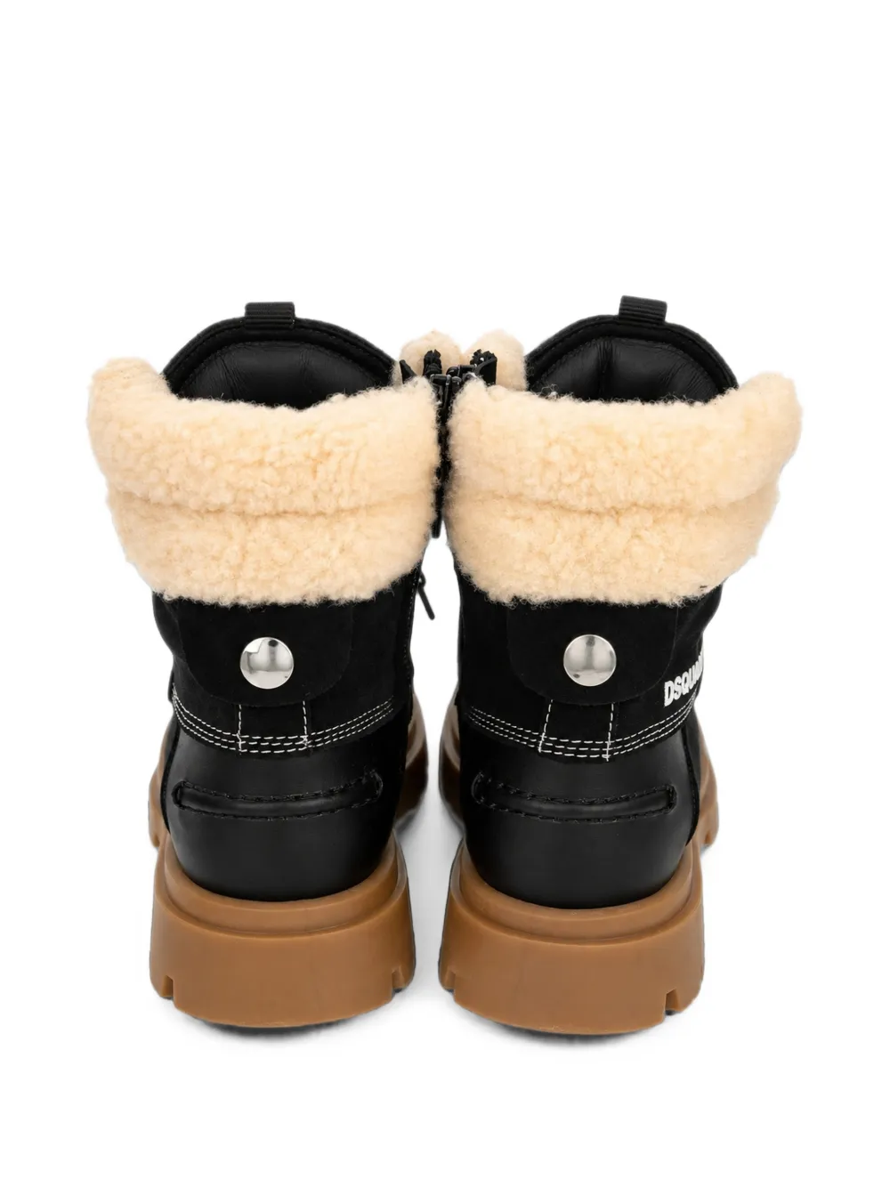 DSQUARED2 KIDS lace-up boots Zwart