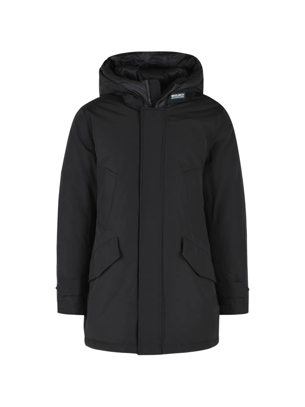 Woolrich 폴라 후드 파카 | 블랙 | Image 1