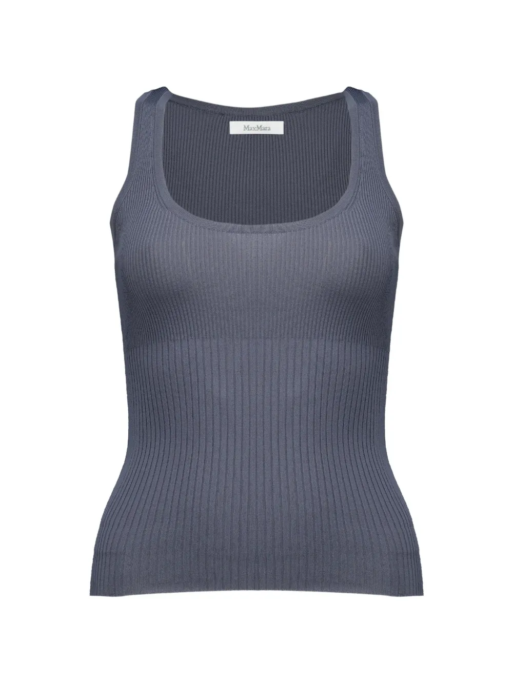 Max Mara ribbed-knit tank top - Grigio