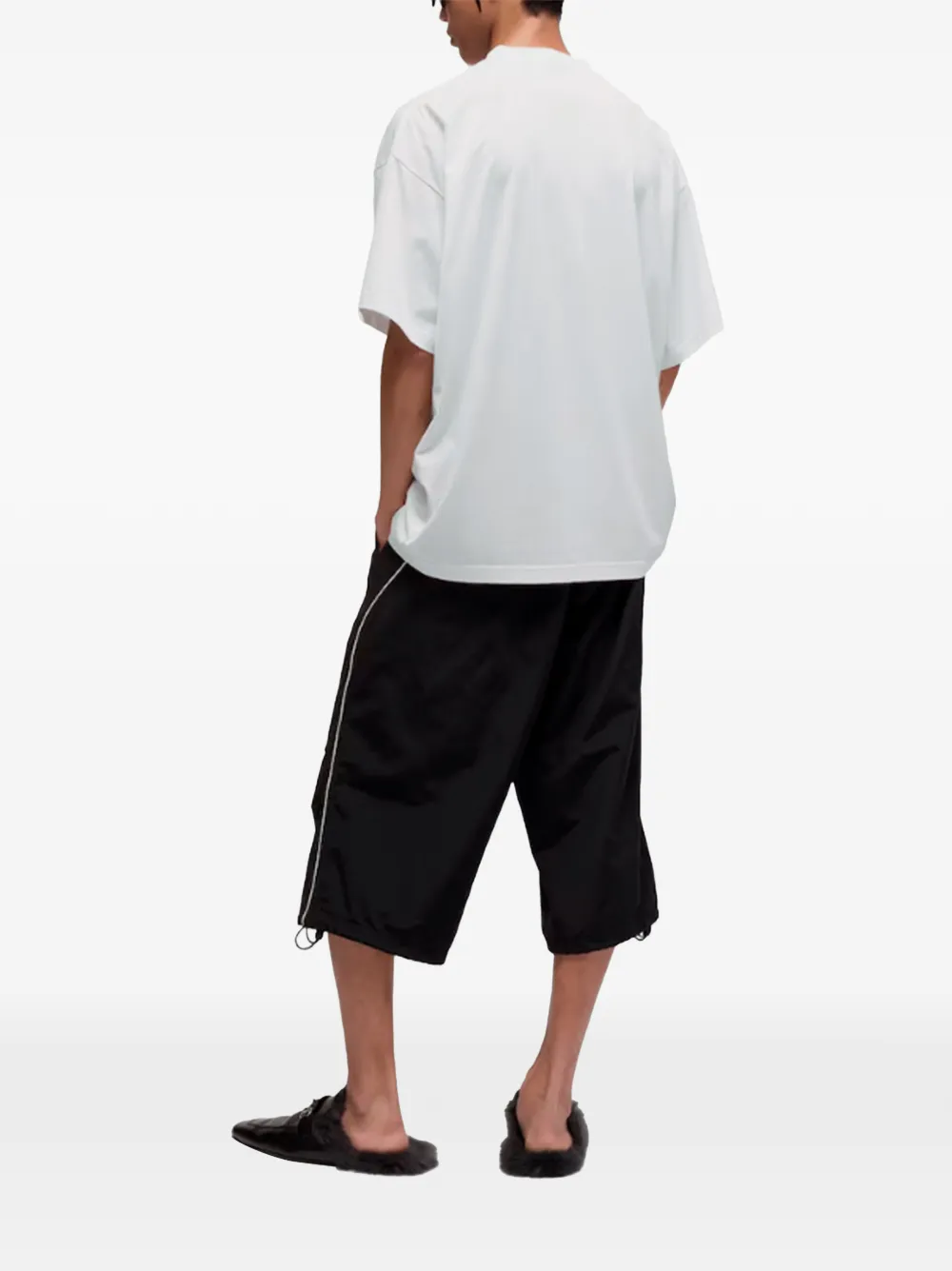 Gucci T-shirt met geborduurd logo Wit