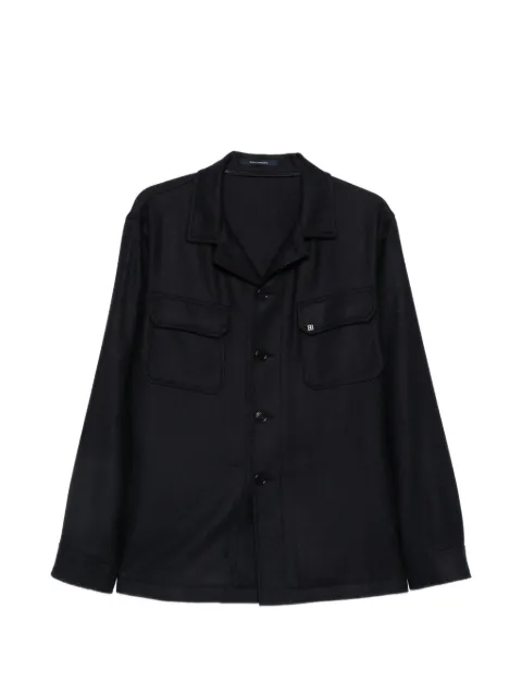 Tagliatore button-up wool jacket