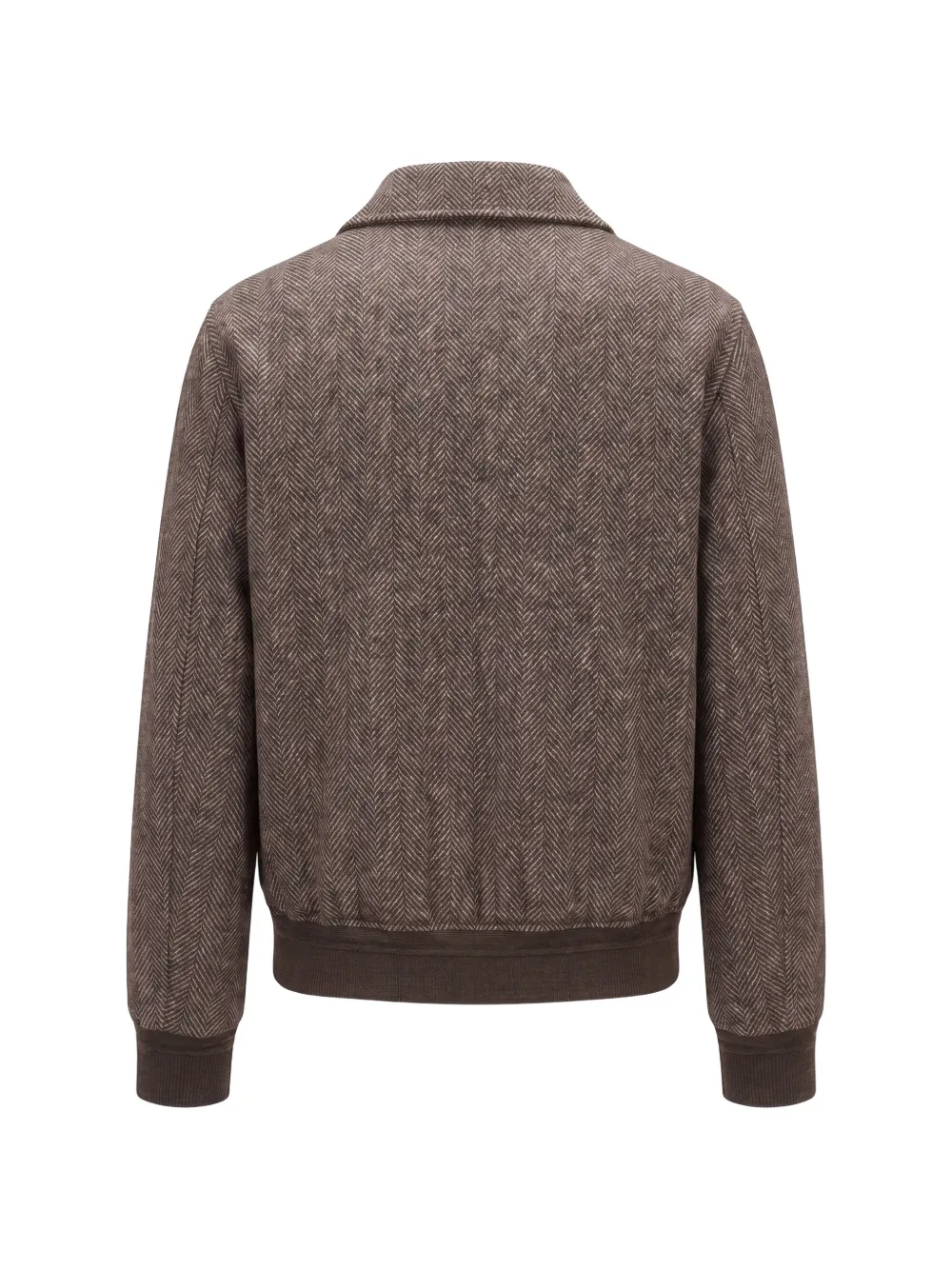Montecore Jack met visgraat-patroon en rits Bruin