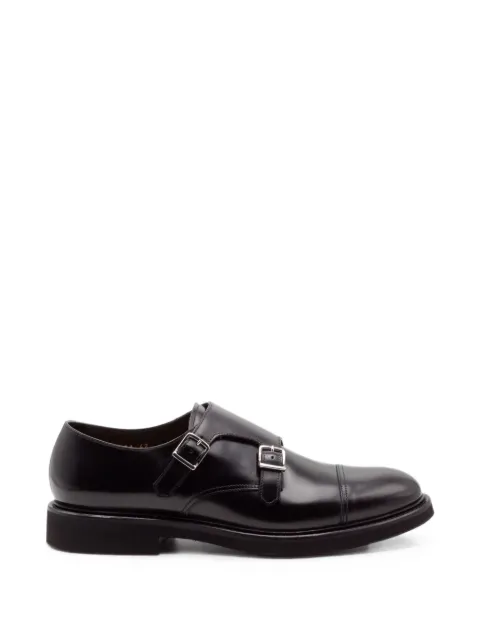Doucal's double-buckle leather shoes