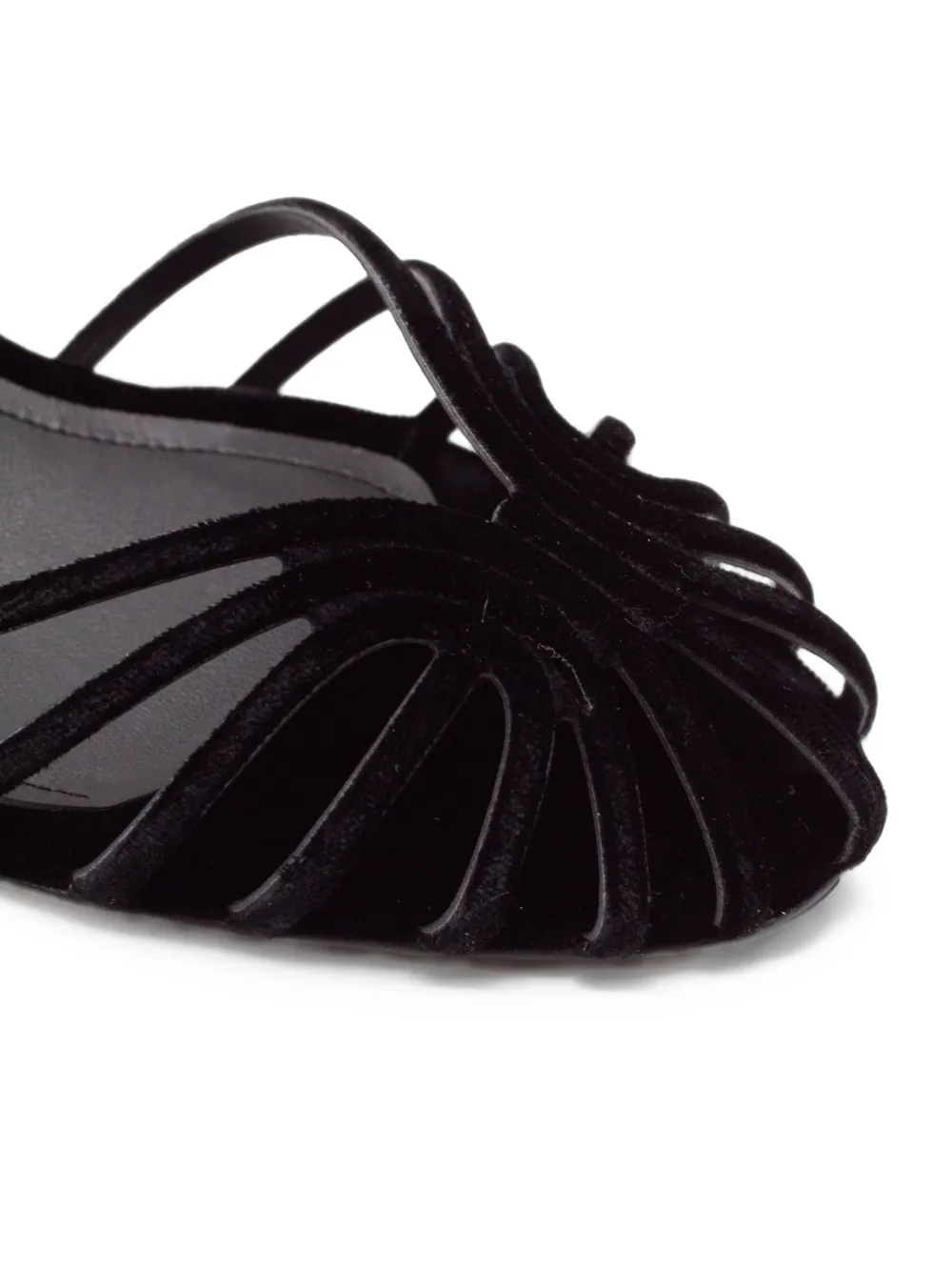 Alevì strappy cage sandals Zwart