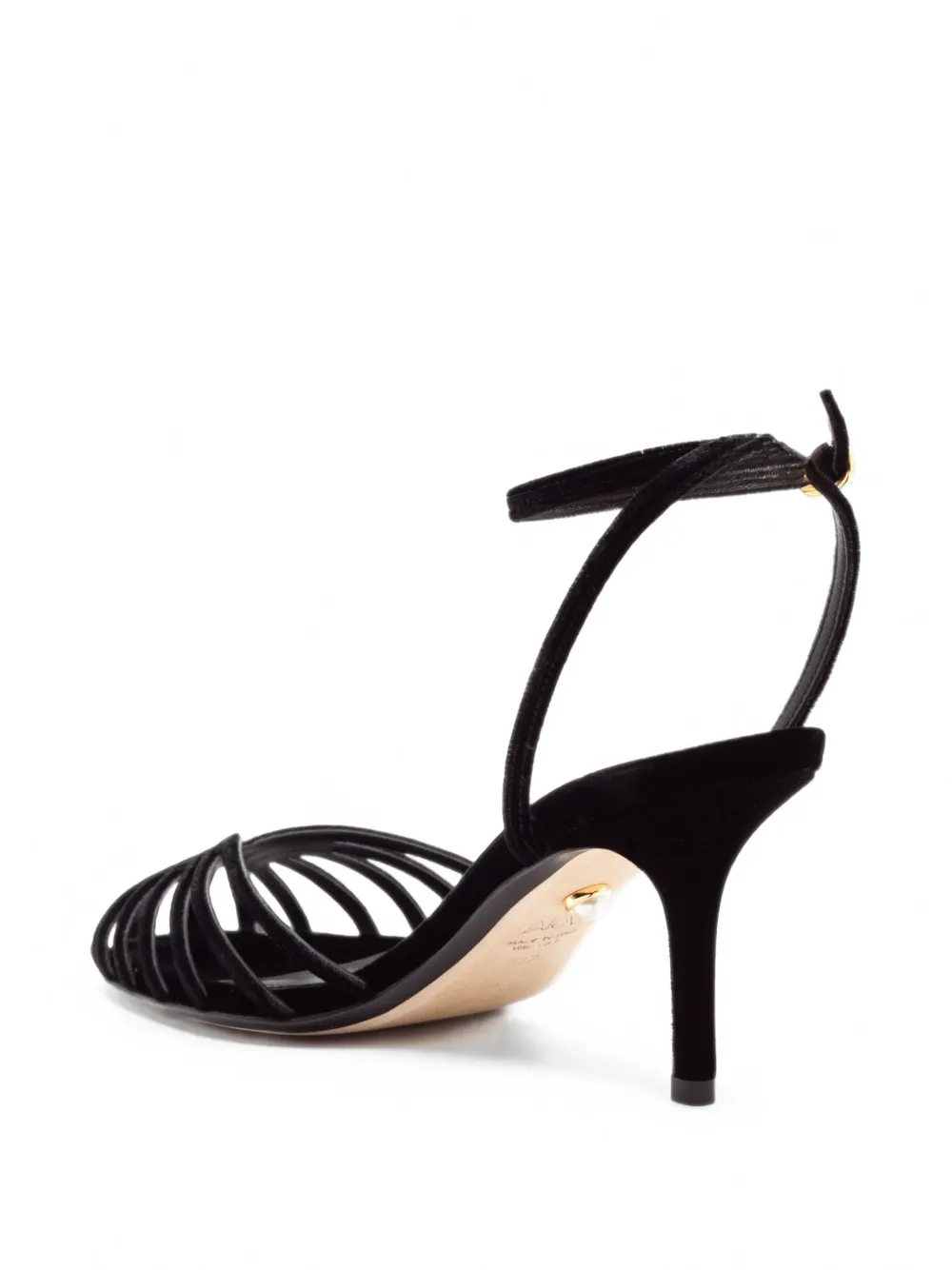 Alevì strappy cage sandals Zwart