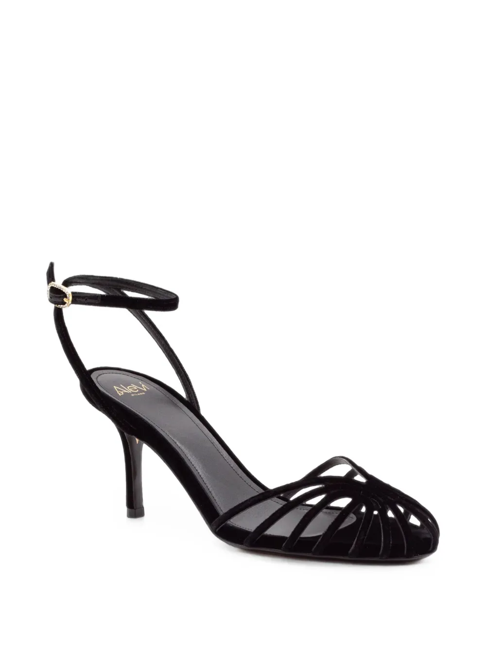 Alevì strappy cage sandals Zwart