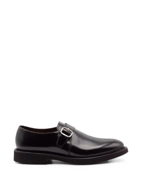 Doucal's buckle-fastening leather monk shoes