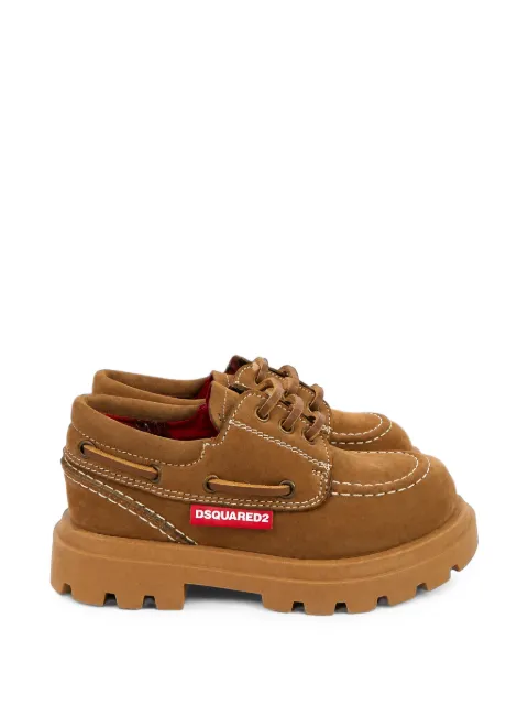 DSQUARED2 KIDS logo-patch chunky-sole shoes