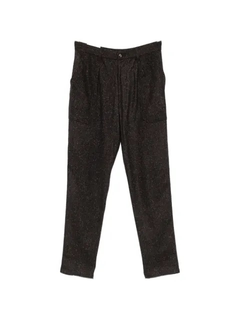 Eleventy flecked trousers