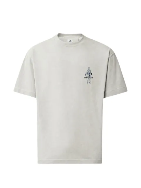 C.P. Company 30/1 jersey short sleeve comfort logo t-shirt