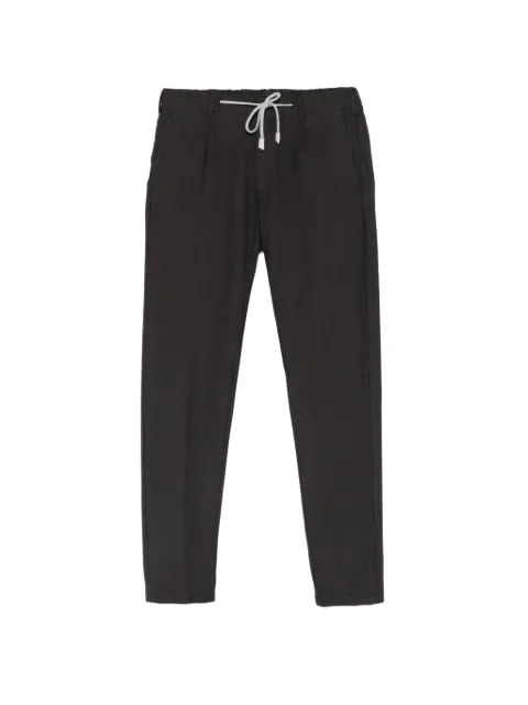 Eleventy pantalones rectos con cordones