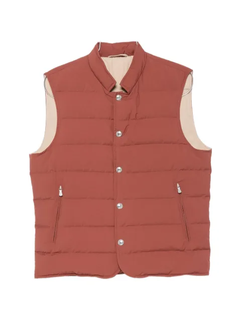 Eleventy quilted high-neck gilet