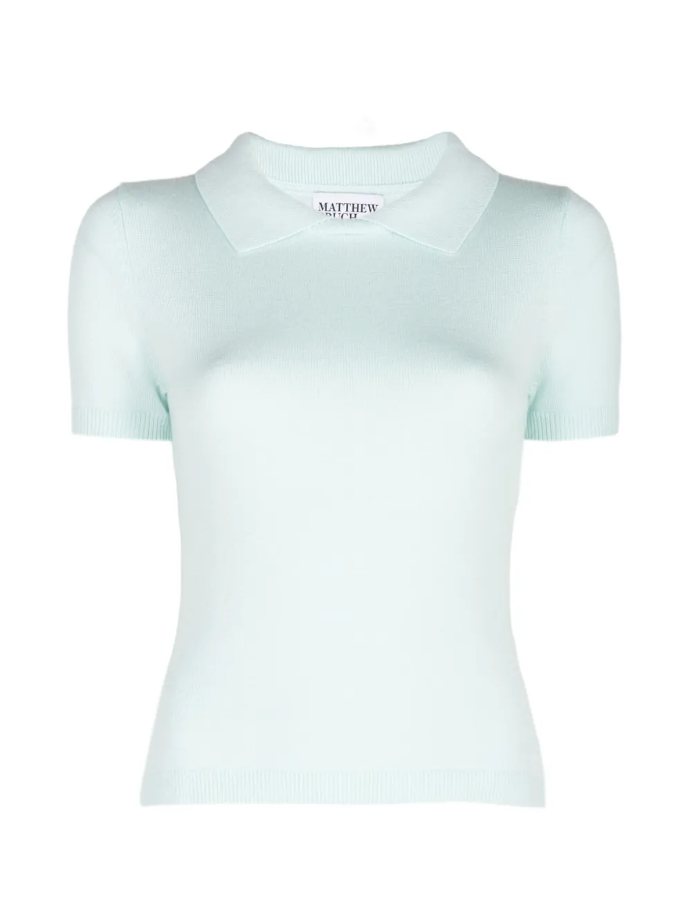 Matthew Bruch collared knit T-shirt