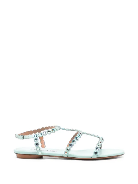 Aquazzura sandalias con apliques de cristales