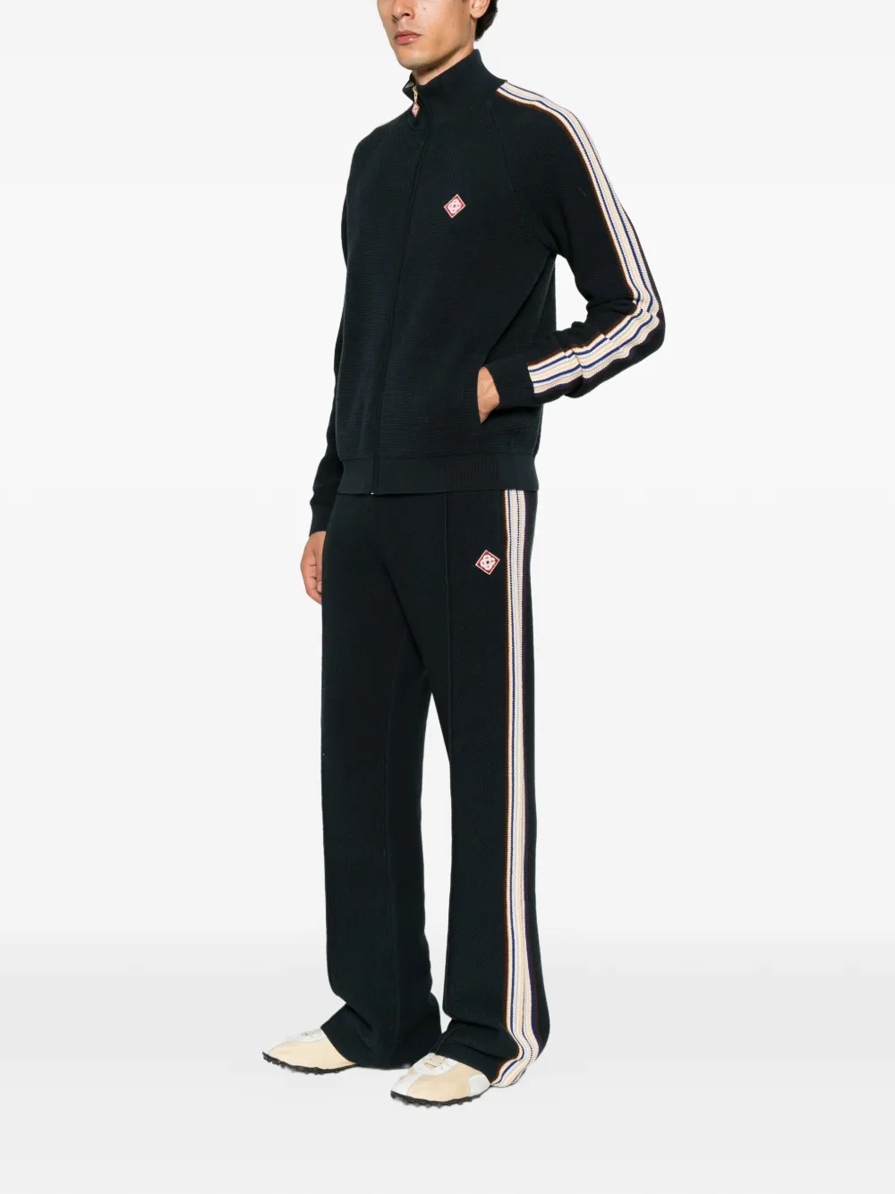 Casablanca Trainingsbroek met zijstreep Blauw