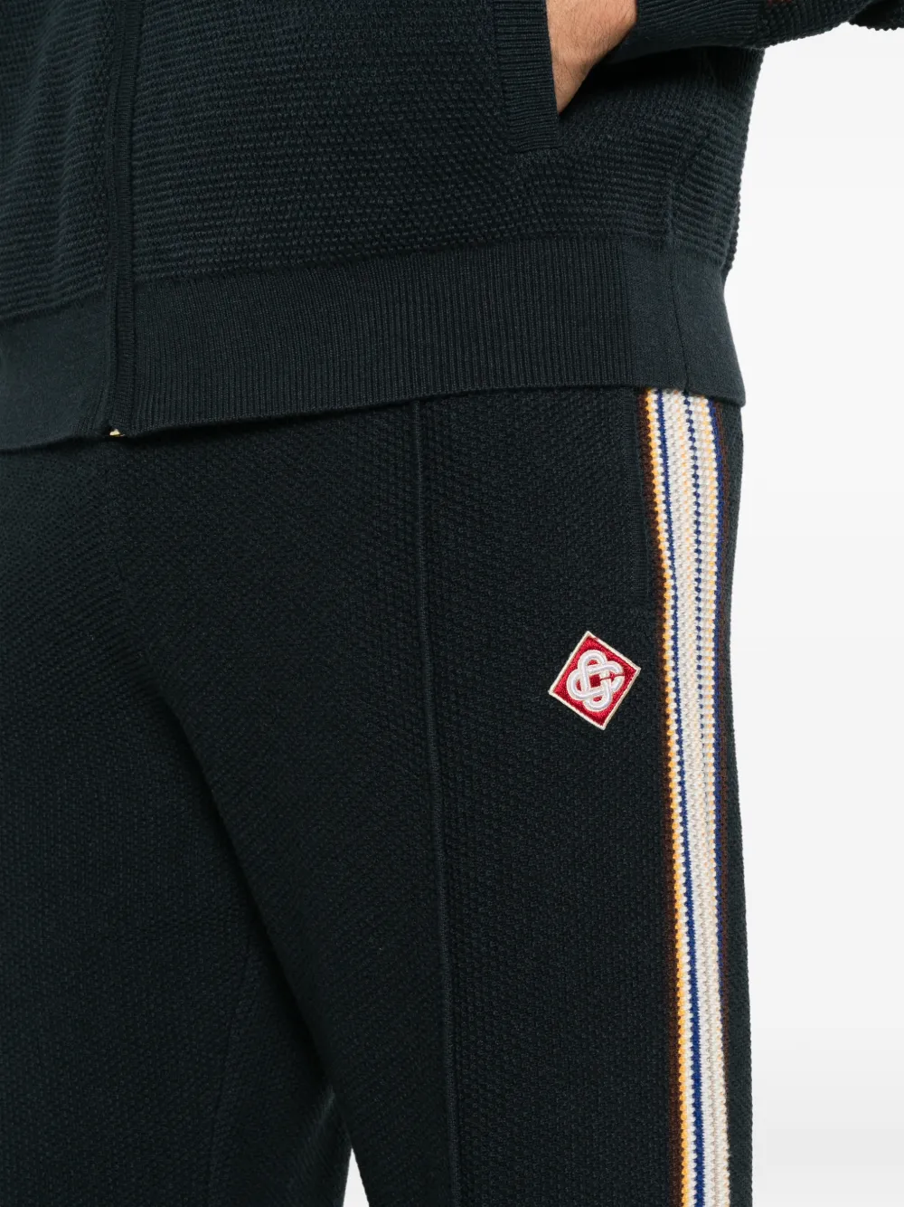 Casablanca Trainingsbroek met zijstreep Blauw