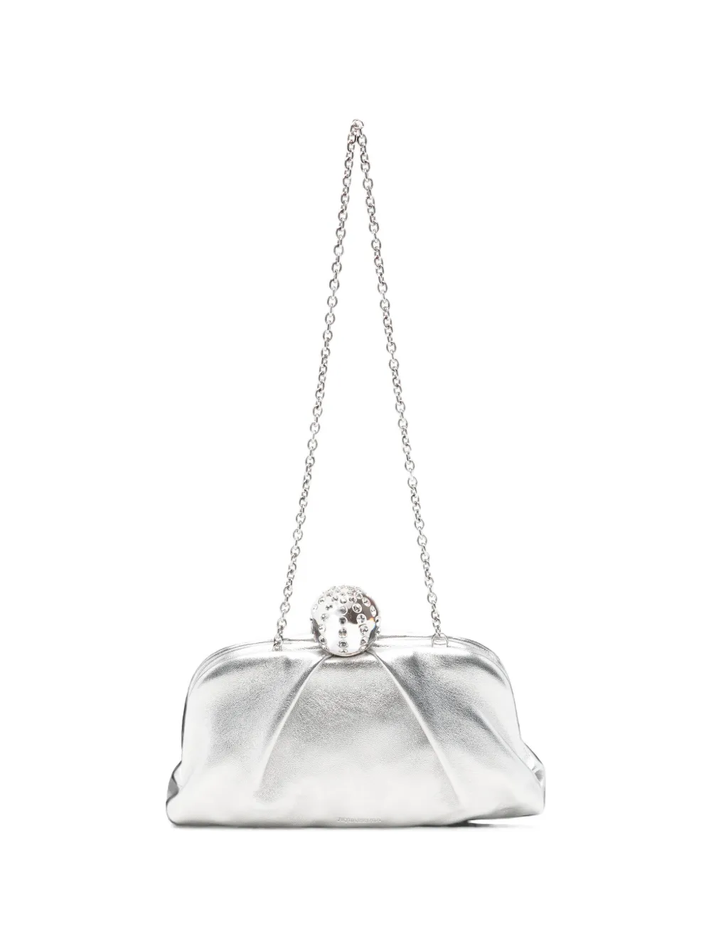 Aquazzura mini Tequila clutch bag - Argento