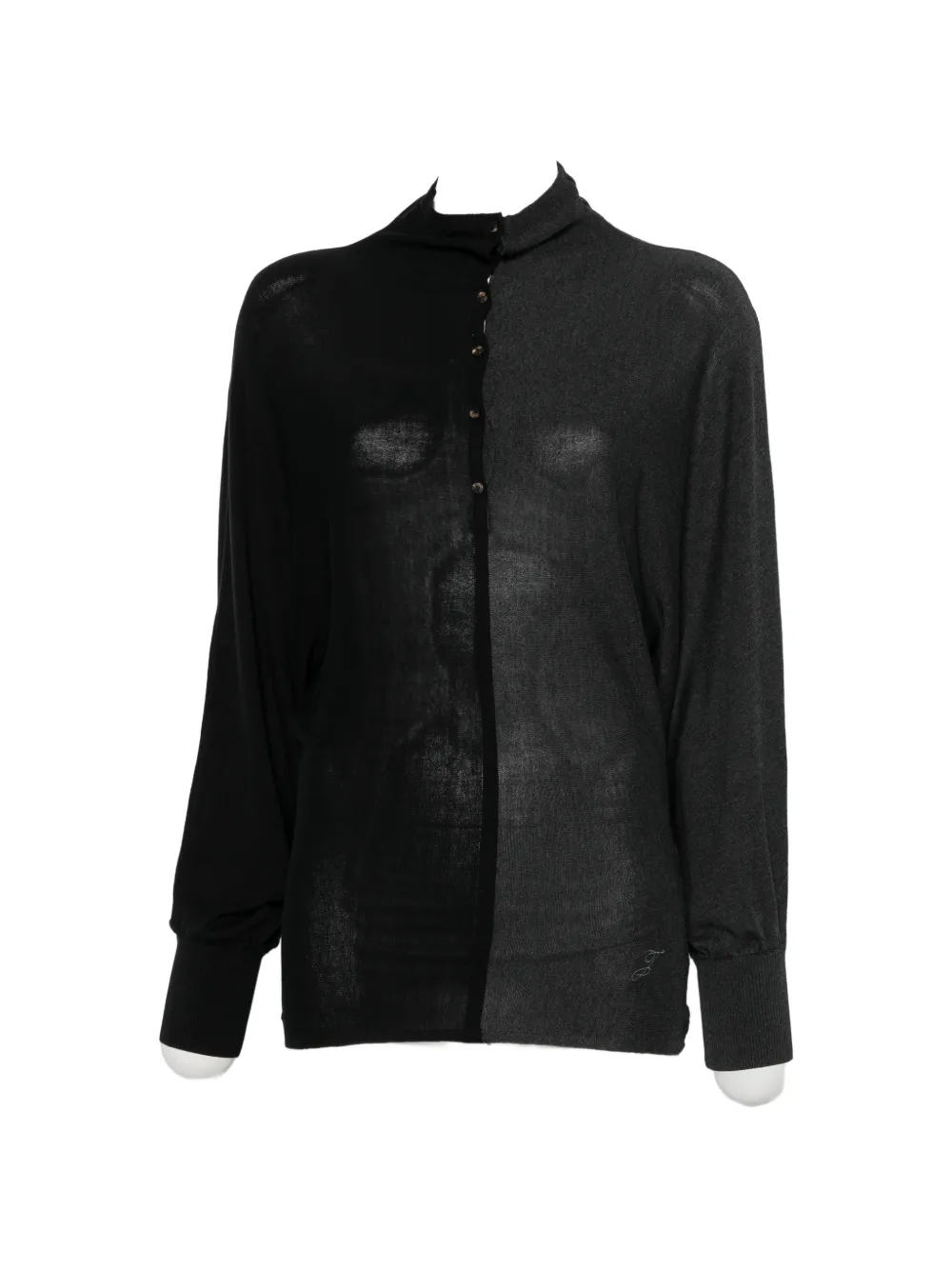 Jacquemus two-tone top - Nero