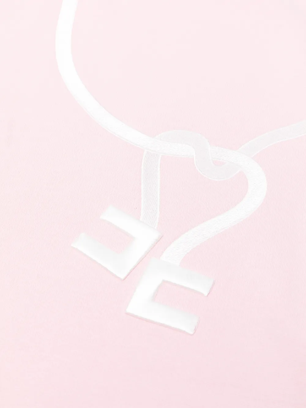 Elisabetta Franchi Kids logo-appliqué blankets - Rosa