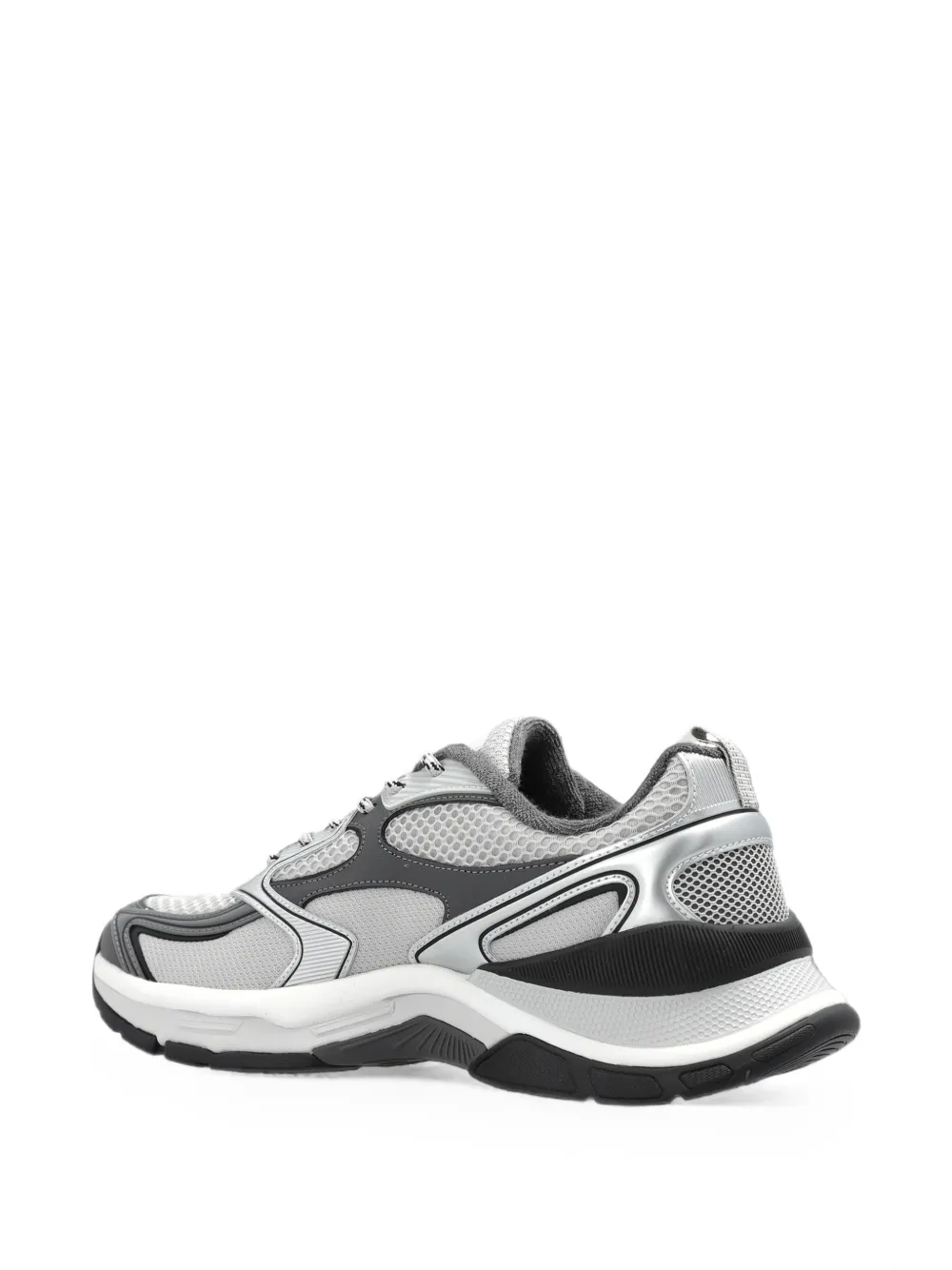 Ea7 Emporio Armani Predator logo-appliqué panelled sneakers Grijs