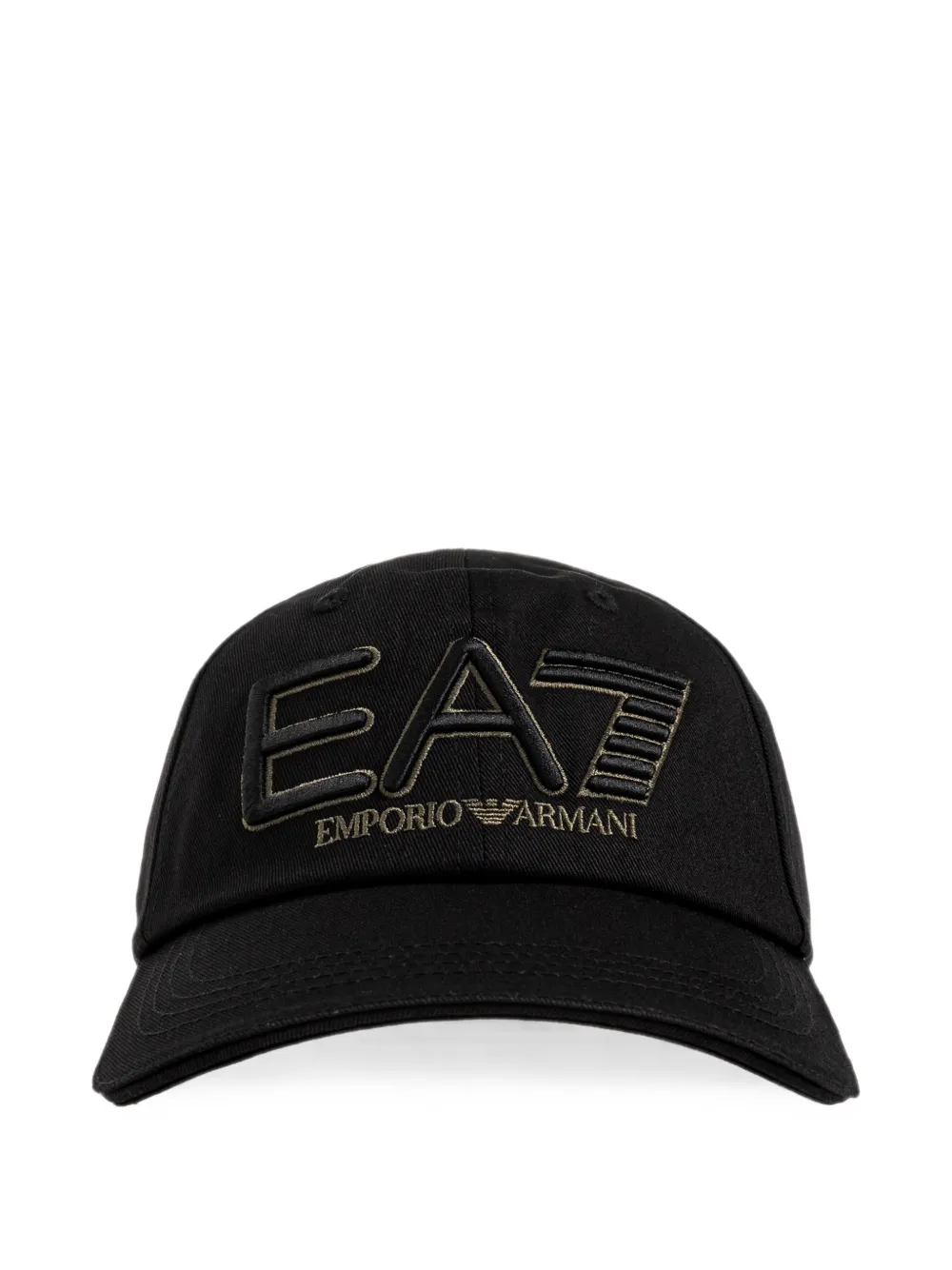 Ea7 Emporio Armani logo-embroidered baseball cap - Nero