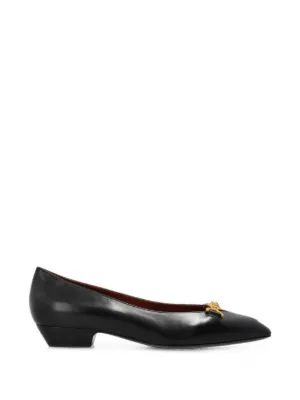 Prada リボンディテール フラットシューズ | ブラック | FARFETCH JP