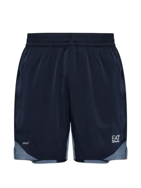 Ea7 Emporio Armani logo-print shorts