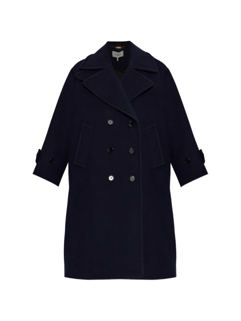 Chloé double-breasted coat - Blu