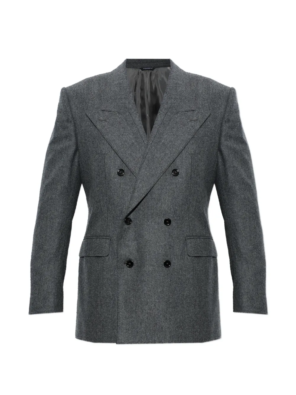 Dolce & Gabbana double-breasted wool blazer - Grigio