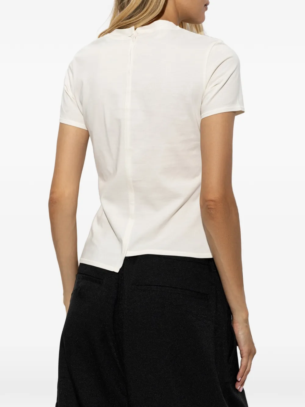 Y-3 T-shirt met logoprint Beige