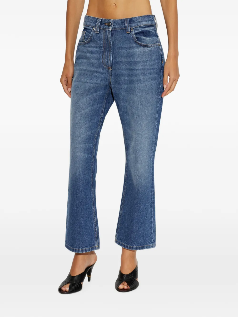 Versace cotton jeans Blauw
