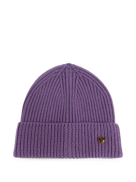 Versace ribbed wool knit beanie