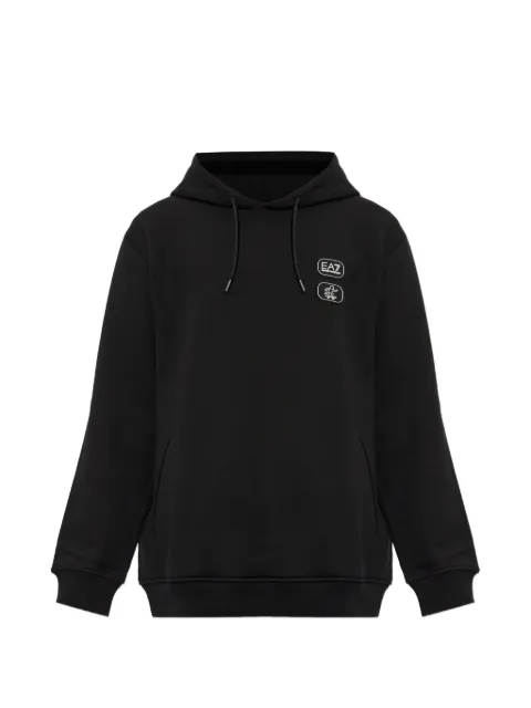 Ea7 Emporio Armani hoodie à patch logo