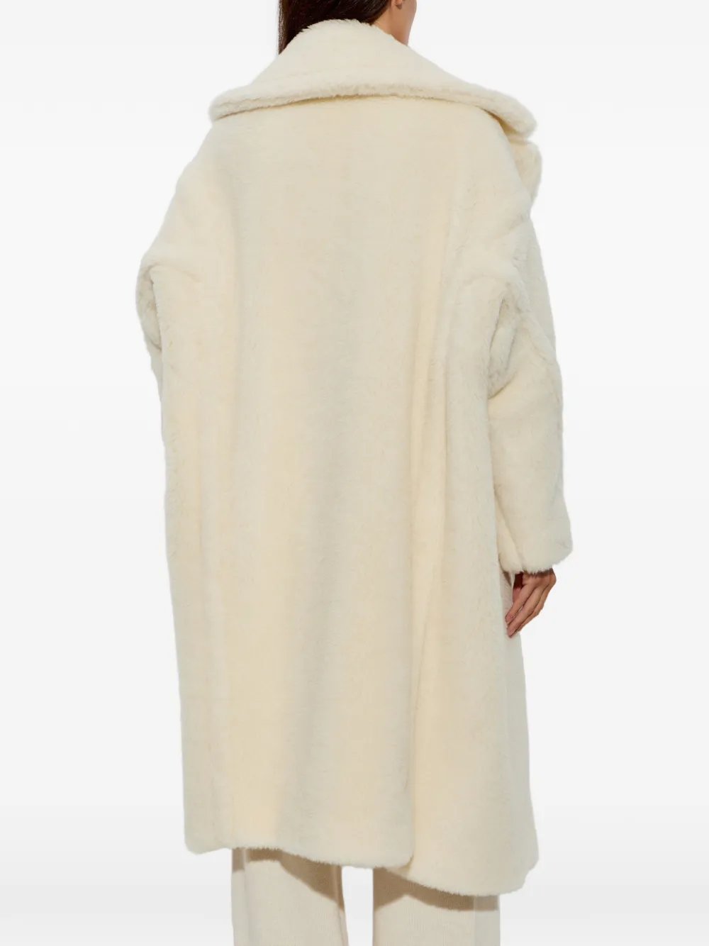Max Mara Tedgirl jas met dubbele rij knopen Beige