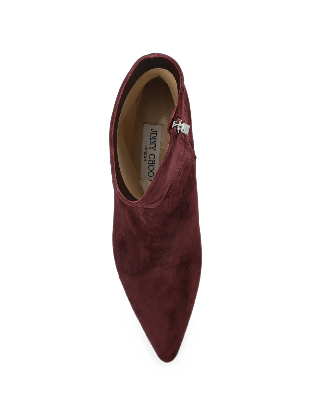Jimmy Choo Lory suede ankle boots Rood