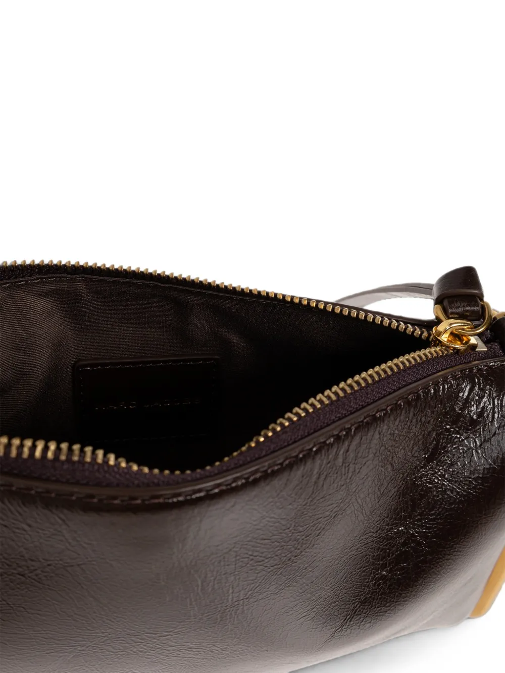 Marc Jacobs The Small Scene schoudertas met logo-reliëf Bruin