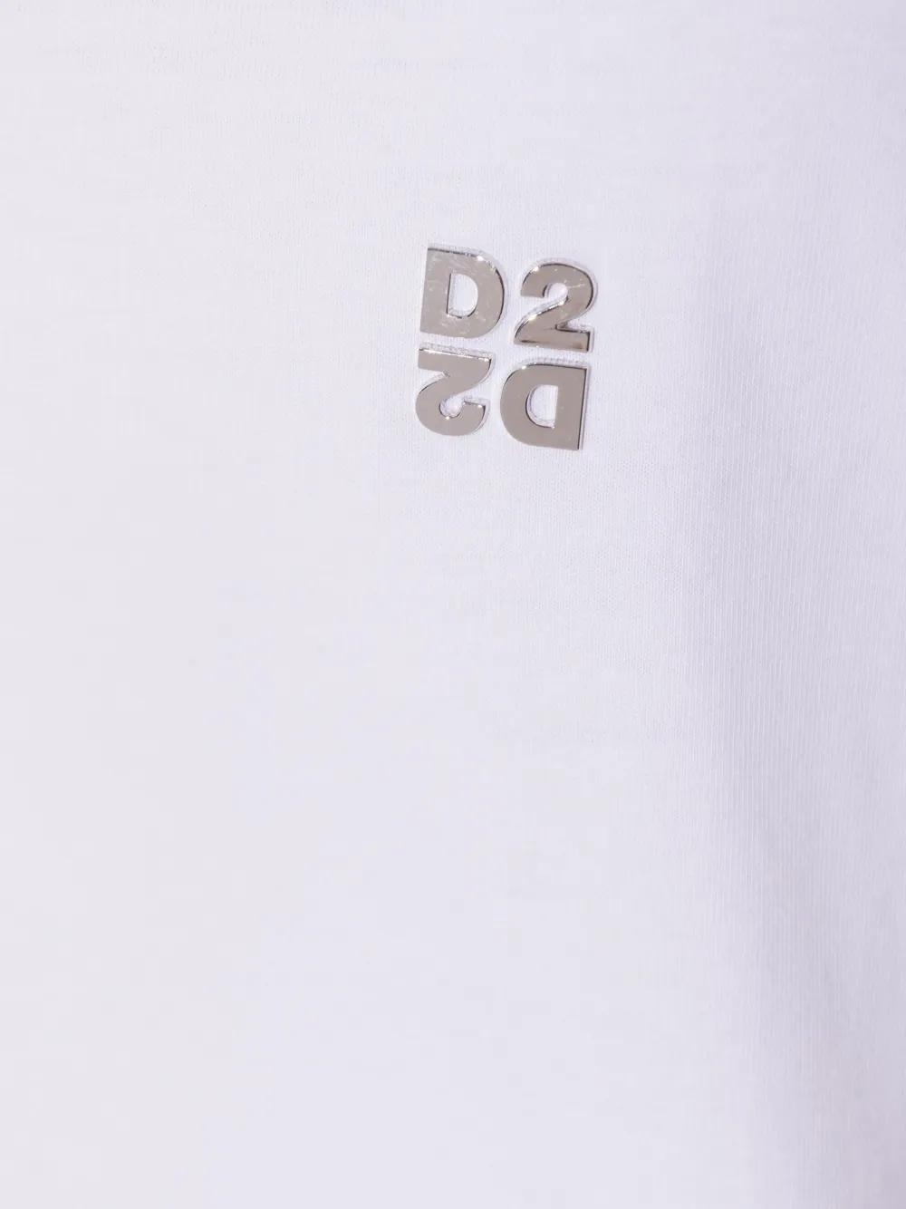 DSQUARED2 T-shirt met logo-applicatie Wit