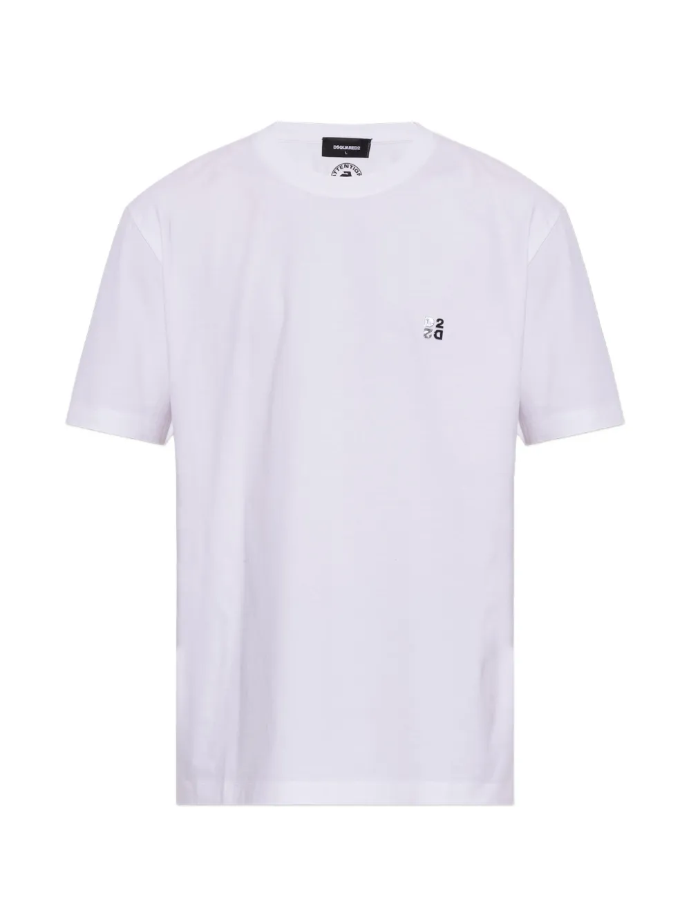DSQUARED2 logo-appliqué T-shirt - Bianco