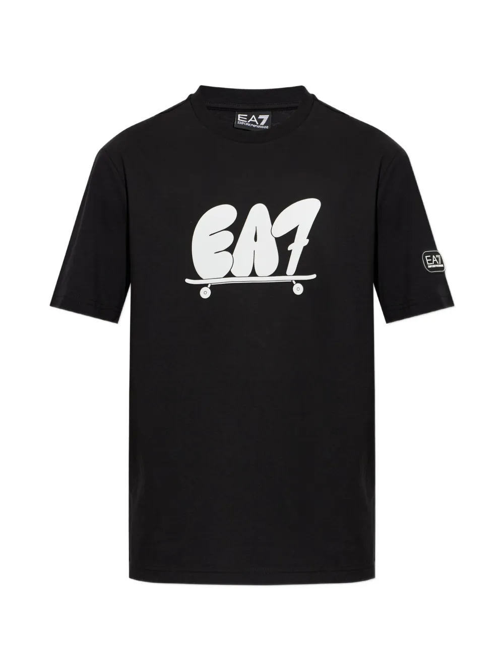 Ea7 Emporio Armani logo-print short-sleeve T-shirt - Nero