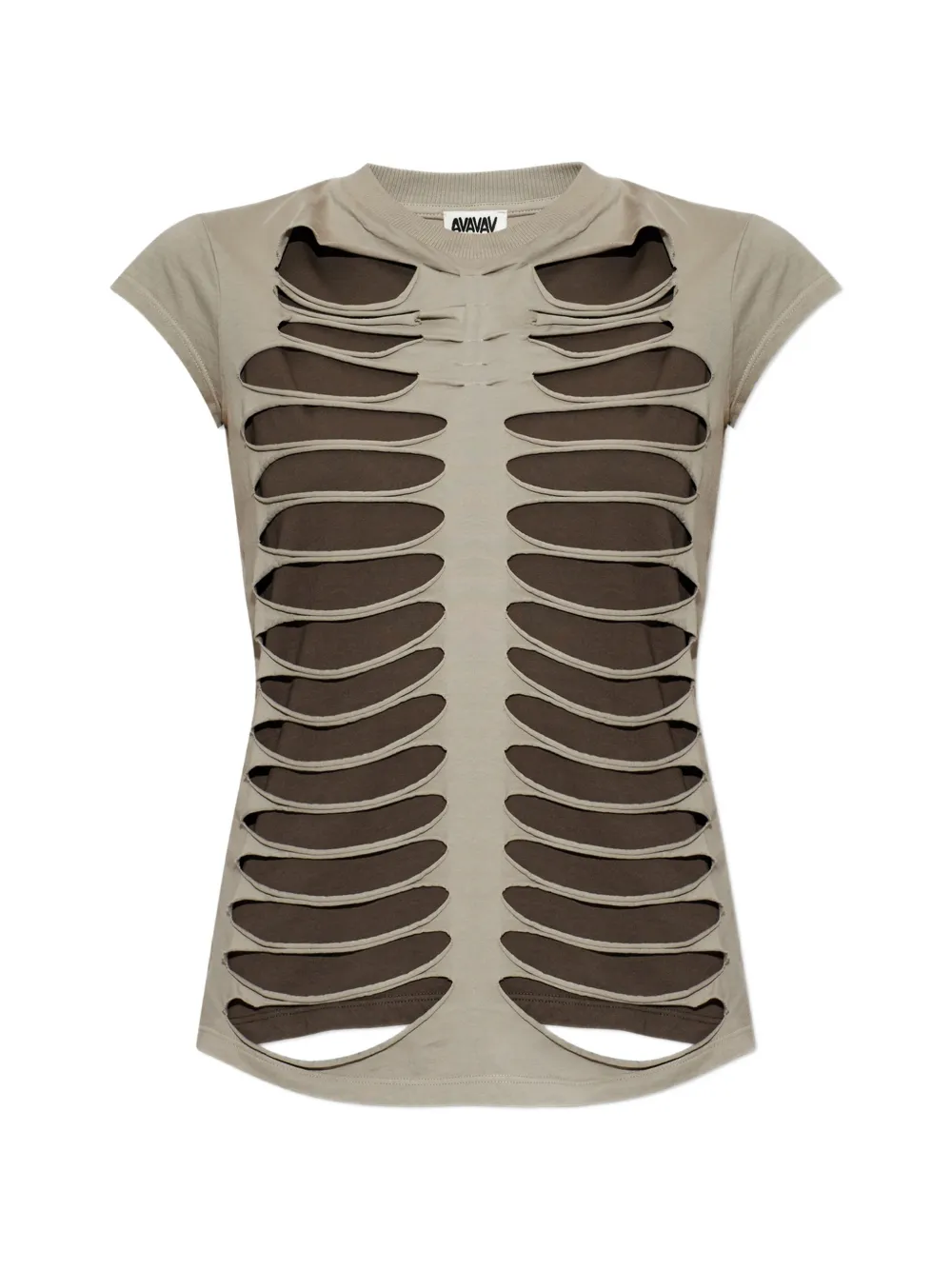 AVAVAV slit-detail T-shirt