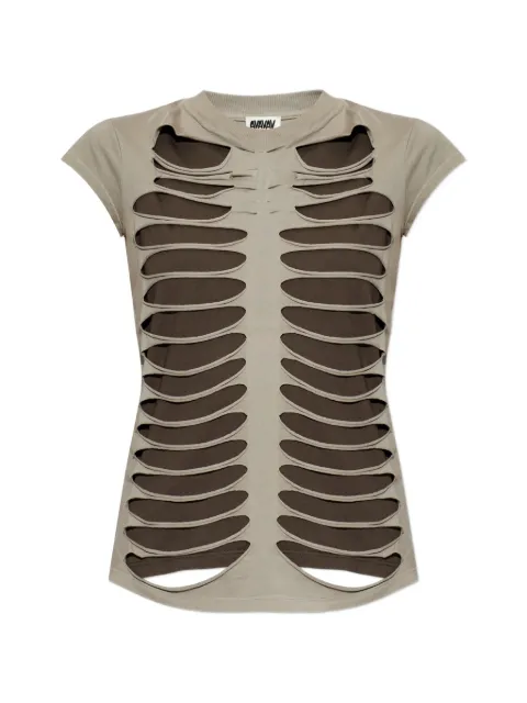 AVAVAV slit-detail T-shirt