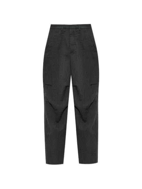 DSQUARED2 herringbone-pattern pleated trousers