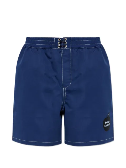 Kenzo Kenzo Sounds logo-print swim shorts