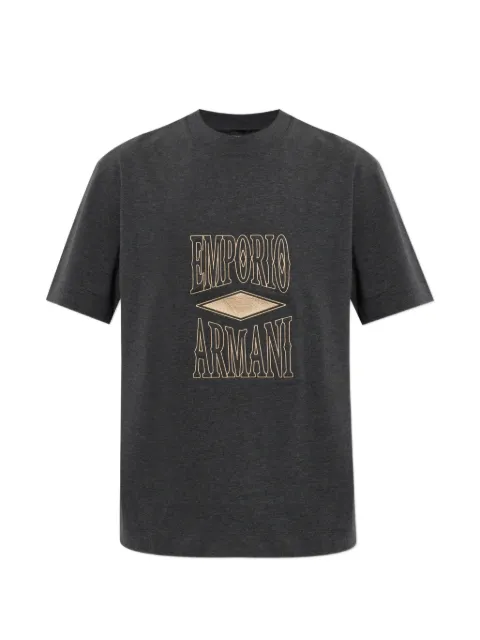 Emporio Armani embroidered-logo t-shirt