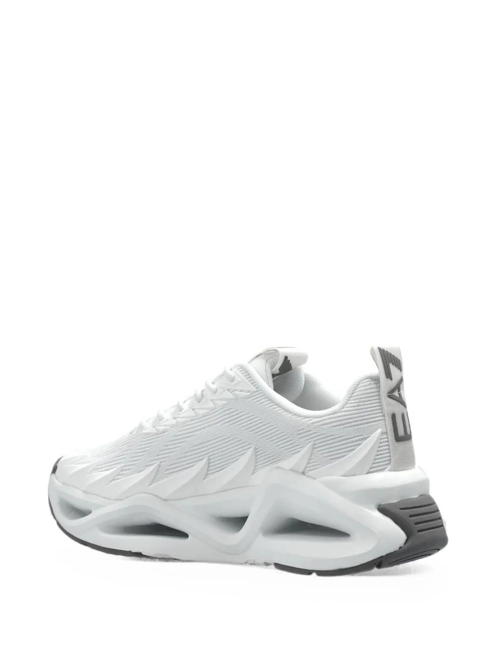 Ea7 Emporio Armani Infinity Venom logo-print panelled sneakers Wit