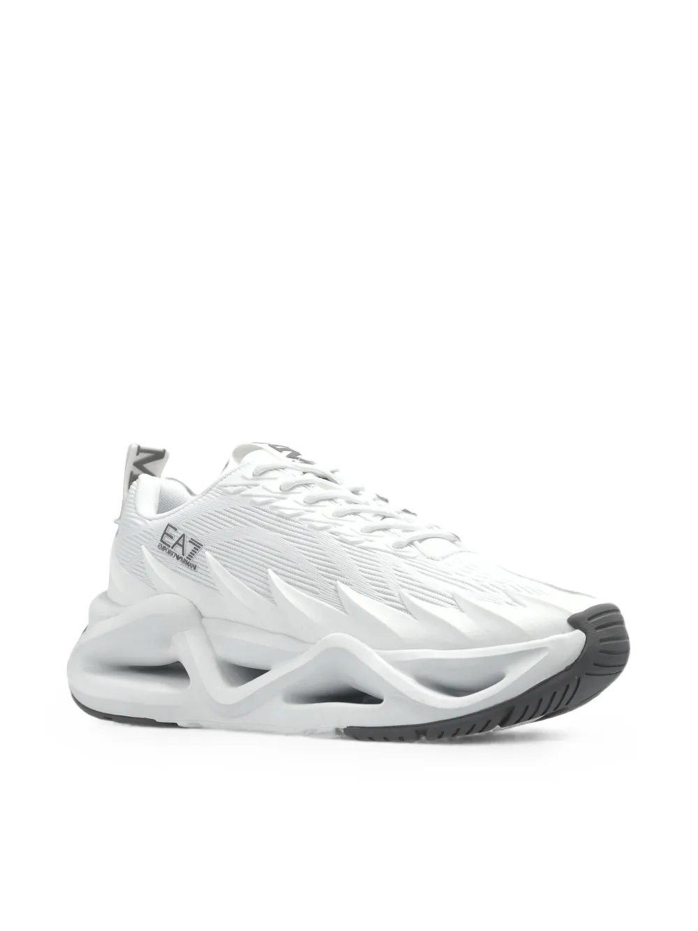 Ea7 Emporio Armani Infinity Venom logo-print panelled sneakers Wit