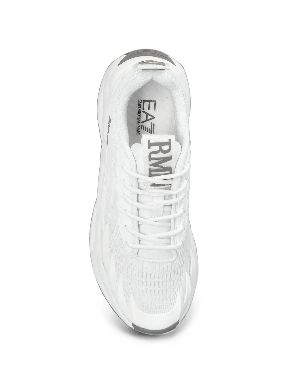 Ea7 Emporio Armani Infinity Venom logo-print panelled sneakers Wit