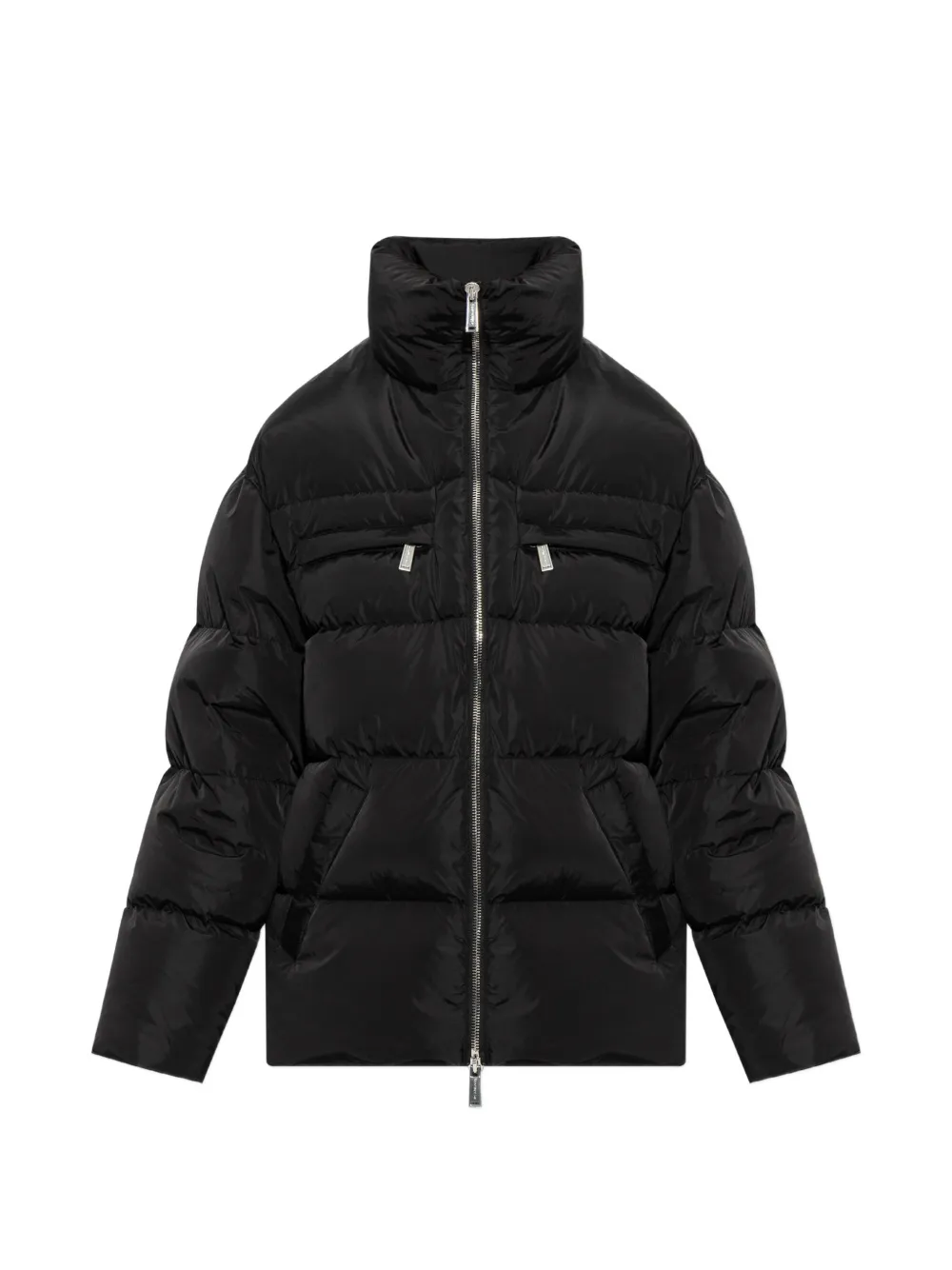 DSQUARED2 quilted stand-up collar jacket - Nero
