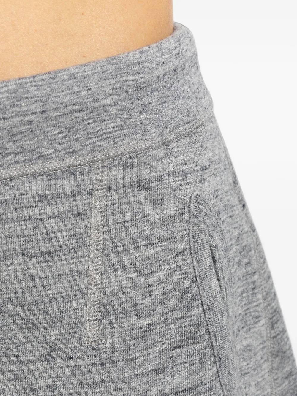 DSQUARED2 Shorts met trekkoord en mergel-effect Grijs